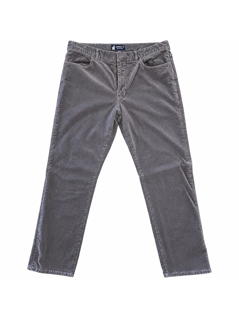 johnnie-O Men’s Corduroy Pants 34x32 Phantom Gray 5 Pocket